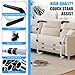 Couch Stand Assist Aid for Elderly, Portable Standing Assist Device, Height & Width Adjustable Couch Stand Assist for Elderly, Chair Lift Assist Devices (White)
