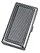 Cigarette Case Victorian Style Metal Holder for Regular, King and 100's Size Pocket Protective Security Wallet (ES100, Silver)