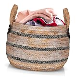 Paja Cesta de Ropa Sucia 1 Pieza Pequeña, 29x21