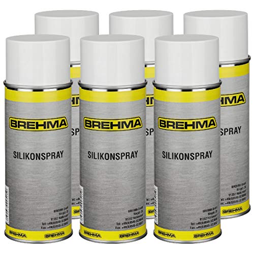 6x Silikonspray Schmiermittel Schmierstoff Siliconespray Gleitmittel Spray 400 ml