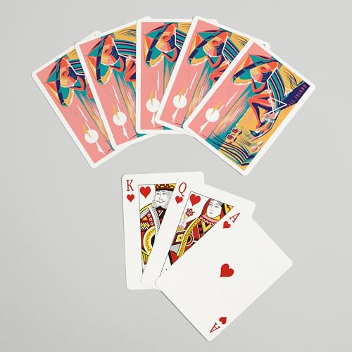 Baraja de cartas Poker Lantern Press, 52 naipes miniatura 7