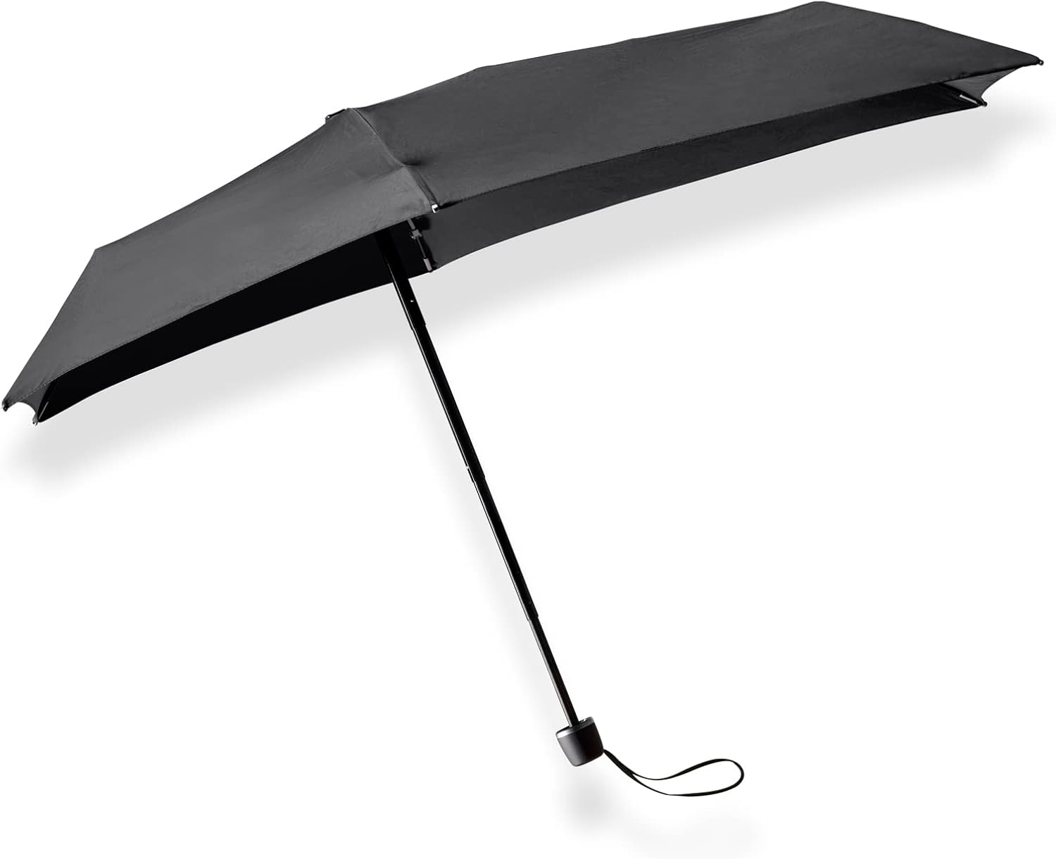 Senz° Micro Windproof Umbrella - 31.5 x 29.13 in - Manual Folding - Pure Black