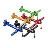 AMEYXGS Archery Recurve Bow Sight Accessories 6 Inch T Shape Archery Shooting Single Target Sight Adjustable Bowsight with Optical Fiber Pin Sight for Target Practice (Red)