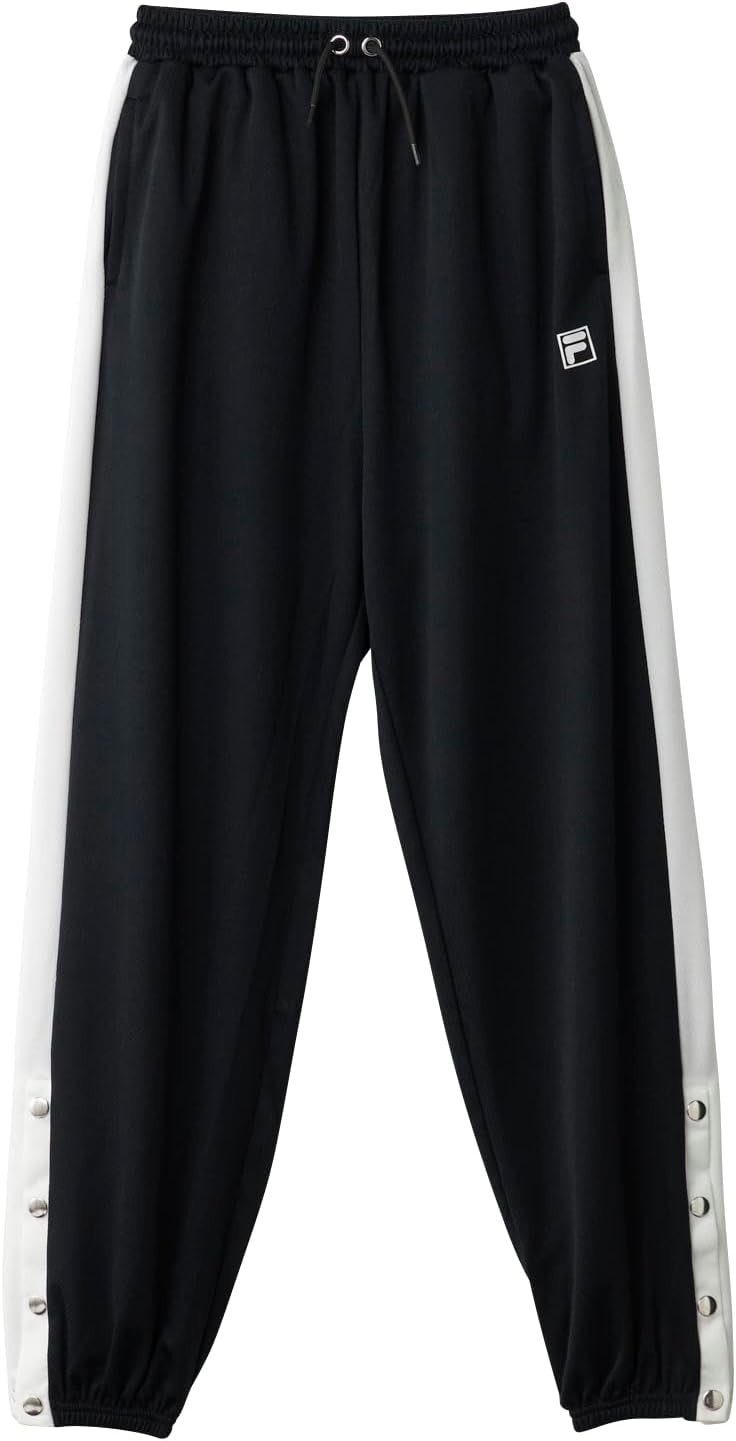 ぽむ Amazon.co.jp: [フィラ] ロングパンツ ジャージ 裾ボタン付き