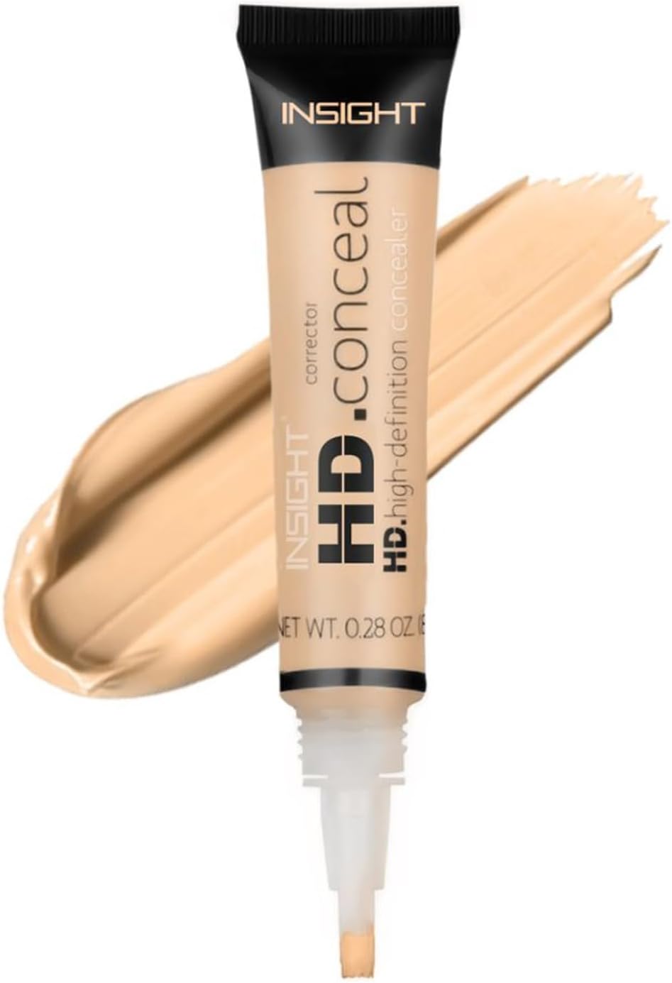 INSIGHT HD Conceal |Creamy Formula |Matte Finish | Crease-Resistant | Lightweight |Dark Circles | Blemishes | Uneven Skin Tone |Golden Sand-8g