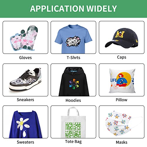 Gucvblicvt Dtf Transfer Film - A4(8.4" X 11.7") 15 Sheets Double-Sided Matte Clear Sheets, Pet Heat Transfer Paper Direct To Film Print On T Shirts #TOP6