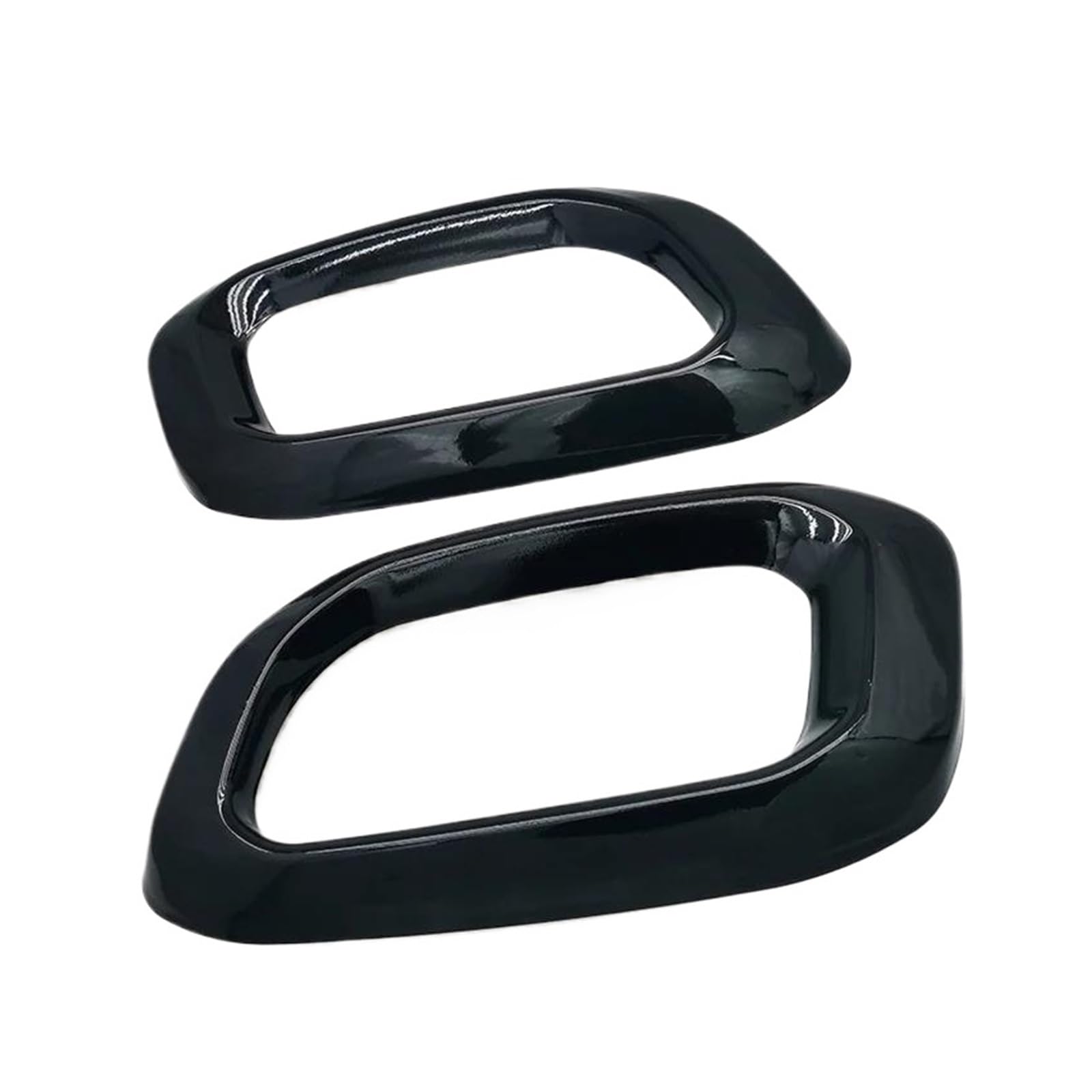 Garniture d'échappement pour Mercedes GLC X253 en finition chrome noir haut de gamme