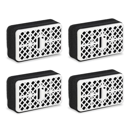 THU6474-01 Deodorizer Air Filter Compatible with TOTO Washlet C5 C2 S550E SW3054T40 SW3056T40 SW3054AT40 Bathroom Toilet Deodorizing 4 Pack Replacement Parts THU6474-01/THU6474#01 THU6072