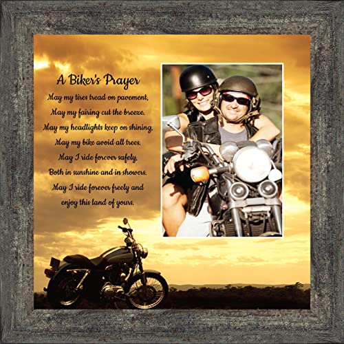 Crossroads Biker's Prayer Gift Frame 6442BW