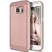 Obliq Slim Meta Dual Layer Protection Case with Shock Absorbing TPU Inner Layer for Samsung Galaxy S7 - Rose Gold