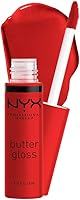 NYX PROFESSIONAL MAKEUP Butter Gloss, Non-Sticky Lip Gloss - Apple Crisp (Modern Red)