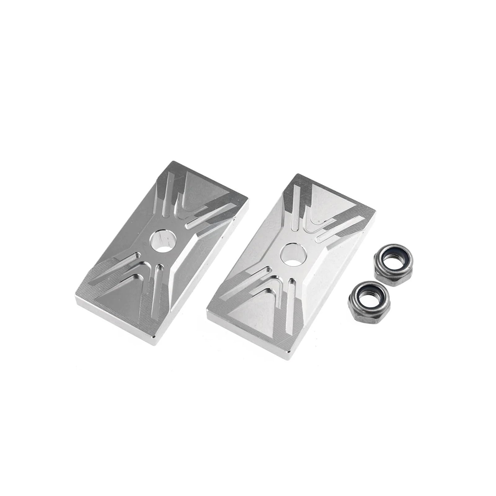 Motorcycle Chain Adjuster Caps - CNC Aluminum Swingarm End