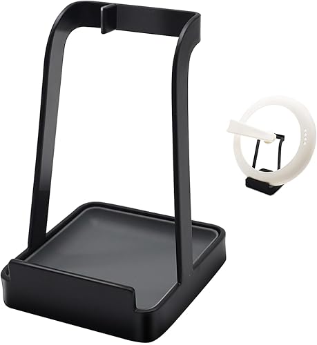 vocheer Soporte para tapa de olla, organizador de cocina de acero inoxidable, soporte para cucharas, soporte de tapa para utensilios de cocina,