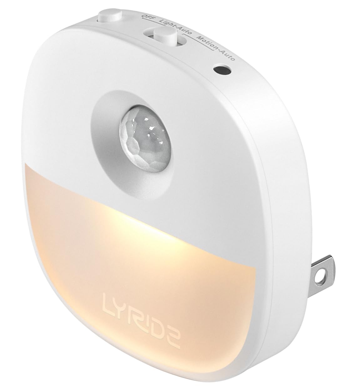 Lyridz センサーライト 室内 足元灯 コンセント 常夜灯 人感センサー 明暗センサー LEDフットライト 電球色 | 1台2役 人感センサーライト・明暗センサーライトが両立 1〜50ルーメン明るさ調整 LED 足元ライト 1W省エネ 廊下/階段/玄関/洗面所/寝室用 PSE取得済 日本語取説