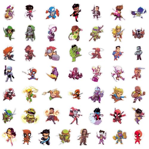 Sticker Kinder, 100 PCS Aufkleber Set, Wasserfeste Kinder Stickers, Kindergeburtstag Geschenk Party Dekorationen, Belohnungen, Aufkleber kinder für Schränke, Laptops, Fahrräder