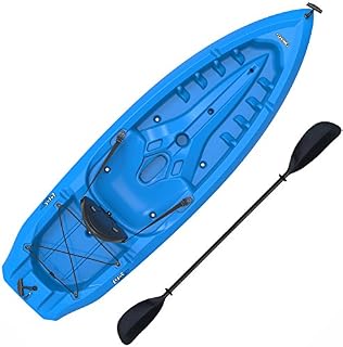 Lifetime Lotus Sit-On-Top Kayak with Paddle, Blue, 8