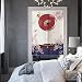 Wifehelper Separador de Puerta de Estilo japonés, Cortinas de Medio sombreado para...