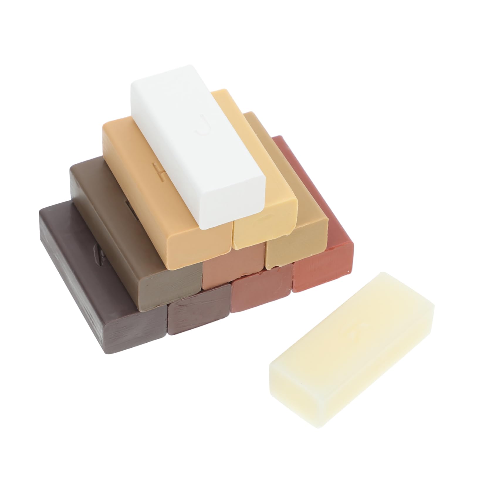 OSALADI 11pcs Hardwood Floor Repair Wax Laminate Vinyl Wood Furniture Floor Repair Wax 11 Colors Linoleum Floor Wax Scratch Repair Remover for Cracks Holes Table Cabinet