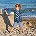 Aflyko Animal Print Boys' Rash Guard Shirts Dragon Scales Ocean Long Sleeve Rashguard UPF 50+ UV Sun Protection Swim Shirt Beach Lake Pool Trip Hawaii Tops 11-12T