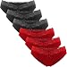 Produktbild Fabio Farini Vorteilspack: 6er-Set Damen-Slips in schwarz und rot mit sexy Spitzenbündchen 36-38 3 Schwarz 3 Rot