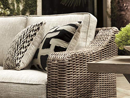 Signature Design By Ashley P791-854 Beachcroft Outdoor Left & Right Arm Facing Wicker Patio Loveseats thumb #7