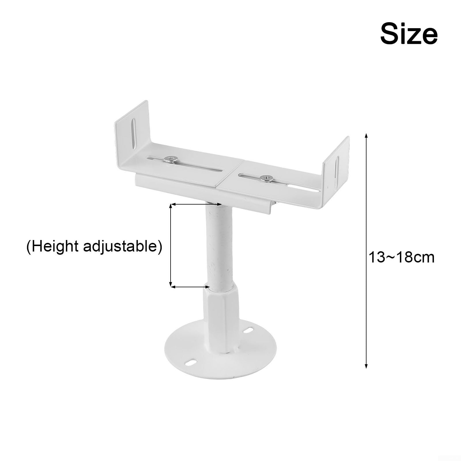 Soportes de suelo ajustables de aluminio para radiador, juego de 2 patas estables en forma de L de 11 a 36 cm, perfectas para radiadores de hierro fundido, fácil ajuste de tornillo