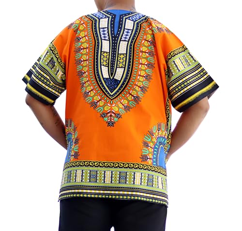 Image of DA'IKI Dashiki Cotton Shirt African Tribal Kaftan Boho Caftan Unisex