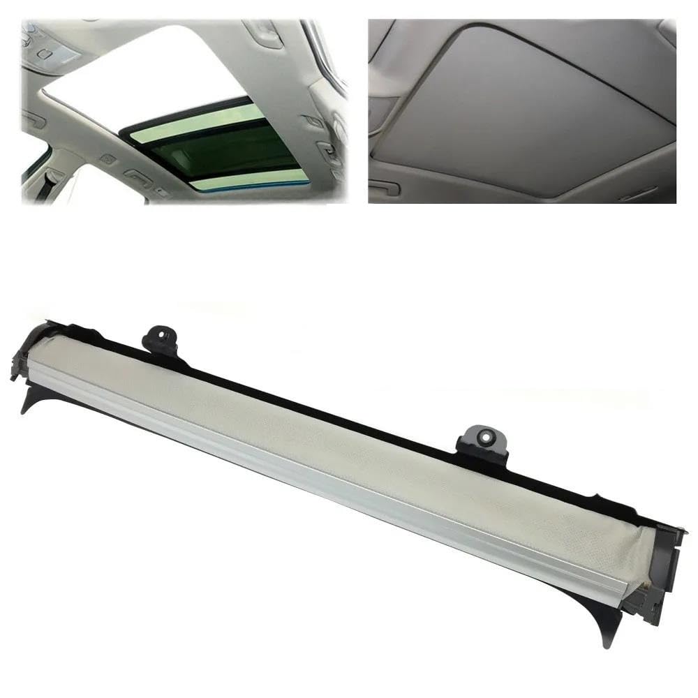 Scheibenabdeckung Gegen Für MG ZS RX3 RX5 2016 2017 2018 2019 2020 2021 2022 Auto Panorama Schiebedach Sonnenschirm Rollo Vorhang Abdeckung Montage(Beige)