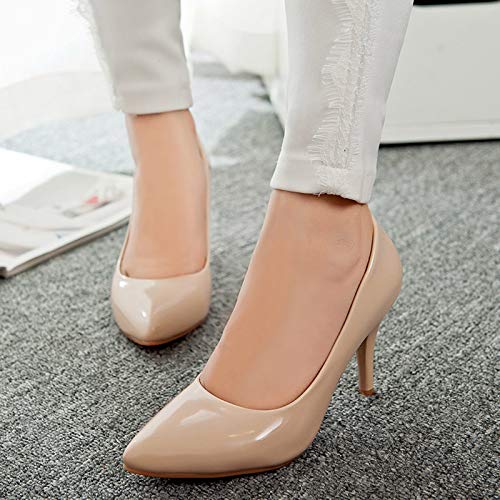 Gicoiz Footwear Womens Basic Stiletto Heel Pumps Formal Dress3
