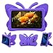 Produktbild Tading Galaxy Tab A 7.0 Hülle für Kinder, Superleicht Eva Stoßfest Kinder Schutzhülle mit Standfunktion für Samsung Galaxy Tab A 7.0 Zoll Tablette SM-T280/T285, Schmetterling, lila
