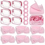 Yuanan 24 Pcs Sleepover Party Supplies for Girls, Spa Party Supplies for Girls Include 6 Headbands,...
