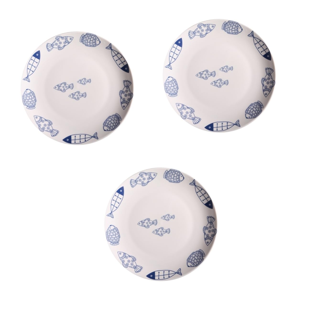 Alipis3 Pcs Chinaware Plate Bread and Butter Plate Porcelain Serving Platter Fondue Plates Porcelain Snack Plate Pottery Plates Appetizer Serving Tray Pottery Serving Dishes Round Tray