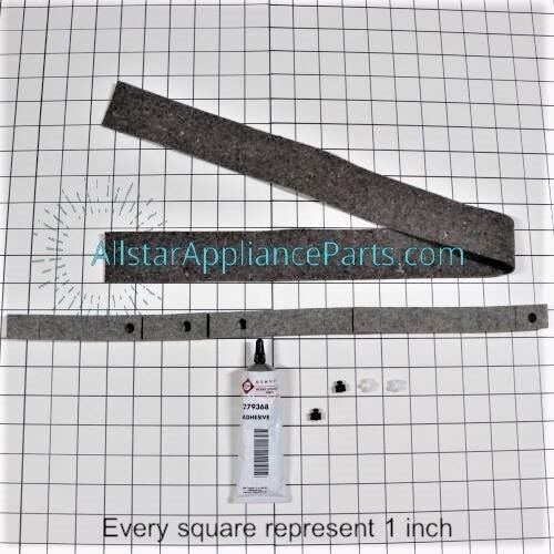 WE3X78 Dryer Front Drum Bearing Slide & Seal