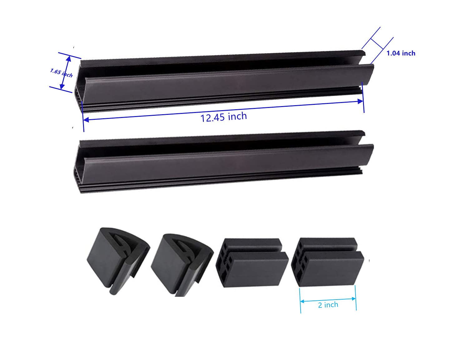 Golf Cart Windshield Mounting Clips Kit | Windshield Sash Clips&Windshield Retaining Clips&Windshield Bottom Clips for Club Car Golf Cart Windshield