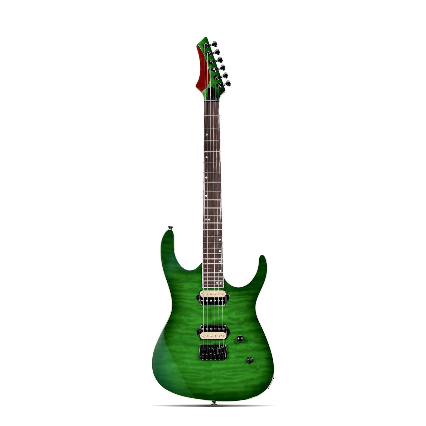 Profesjonalna Gitara Elektryczna Gitara Elektryczna Z Blokowanymi Kołkami Do Strojenia Jest Odpowiednia Dla Początkujących Dorosłych(7)