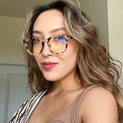 Diff Eyewear Weston Designer Square Computer Blue Light Blocking Glasses For Men And Women Cream Tortoise #TOP4