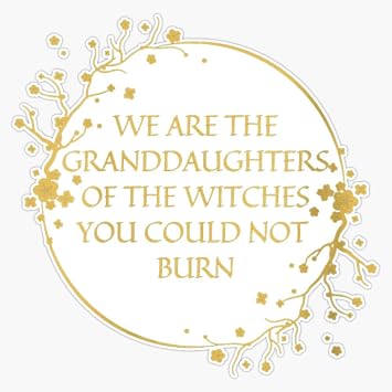 Vision Signs We are the granddaughters of the witches you could not burn Sticker Bumper Sticker Vinyl Decal 5