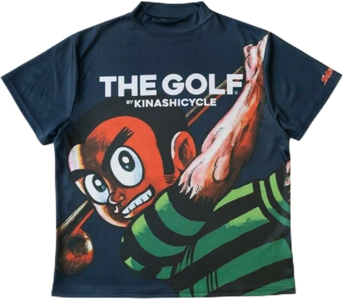 木梨サイクル ×プロゴルファー猿 モックネック ネイビー Amazon.co.jp: ノーブランド品木梨サイクルモックネック