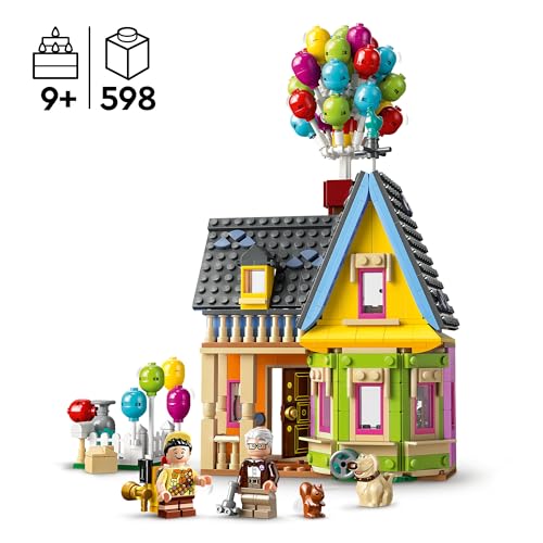 Disney e Pixar Casa di “Up”, Modellino da Costruire con Palloncini e Figure di Carl, Russell e Dug, Giochi per Bambini e Bambine da 9 Anni, Idea Regalo Iconica, Giocattolo da Collezione 43217 - Lego - Immagine 1