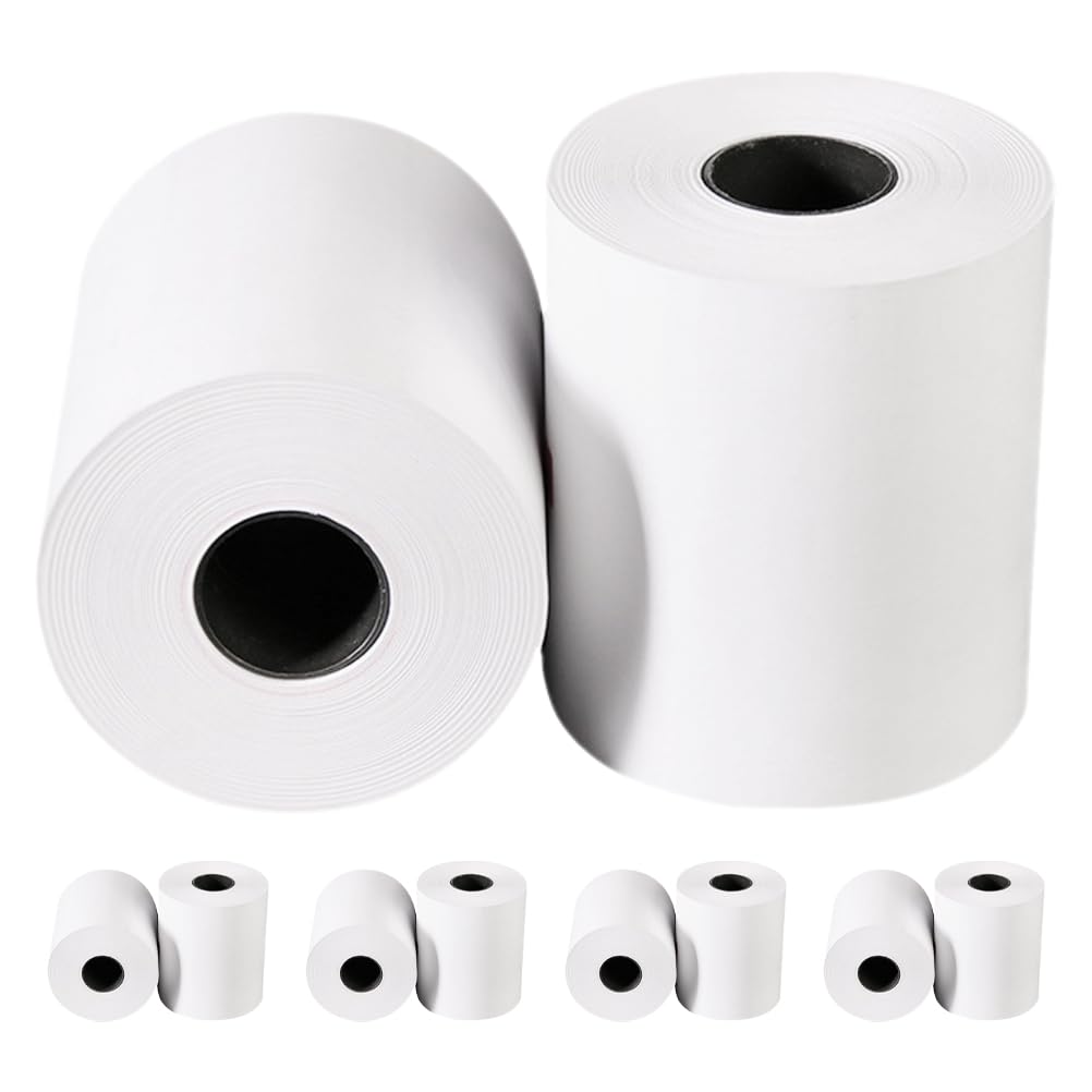 Homoyoyo 10 Papel Térmico para Impresoras Pos para Supermercados y Negocios con Volumen de Transacciones