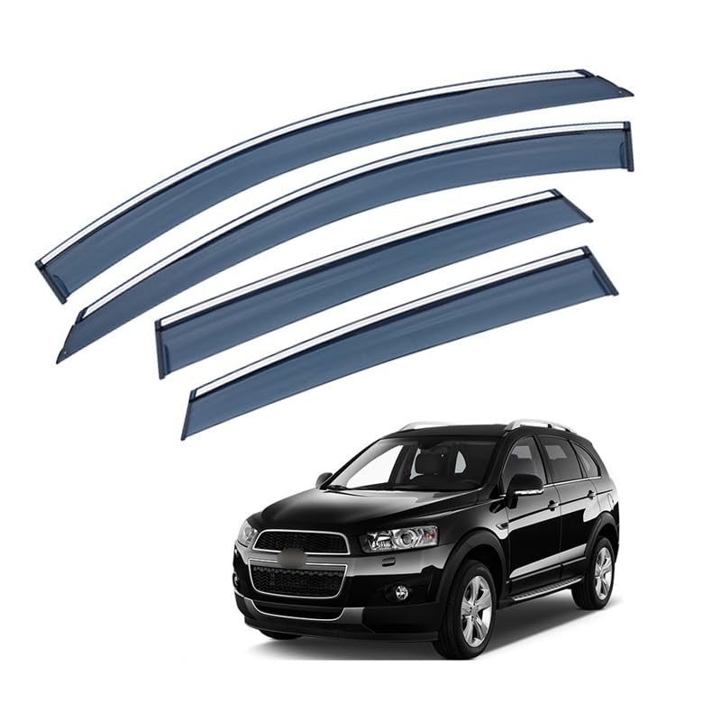 Deflettori D'Aria Per Dacia Duster 2010-2017 - Set 2 Pezzi Antivento E Antipioggia, Nero Fumè - Foto 12