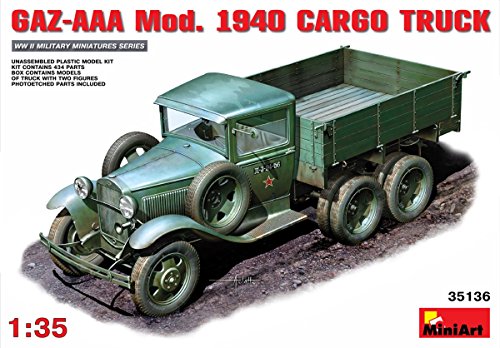 Maquette GAZ-AAA Mod. 1940 Mini Art 35136 camion 1:35 haute fidélité pour modélistes exigeants