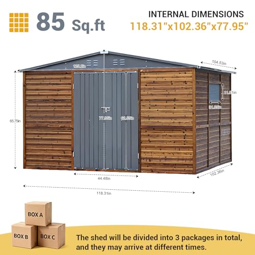 Backyard Storage Shed 8x10