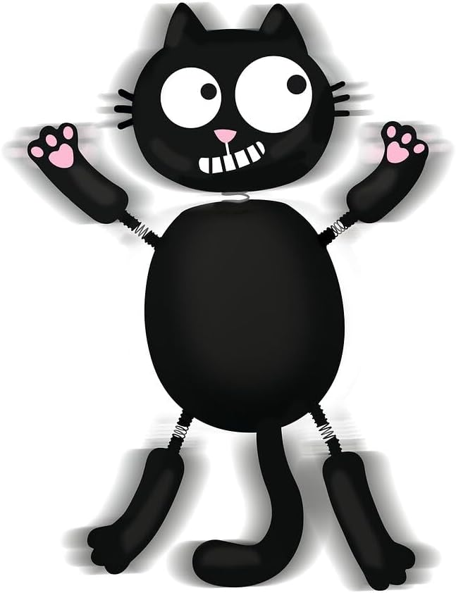 Moses. Ed The Cat Wobble Magnet, Fridge Magnet with Cat Motif, Wiggle with Movement, Magnetic Figure for Fridge, Whiteboard & Co.
