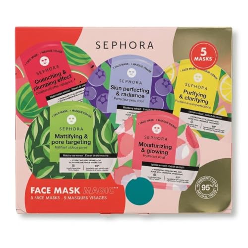SEPHORA Collection Face Mask Magic Set 5 Hydrating Masks