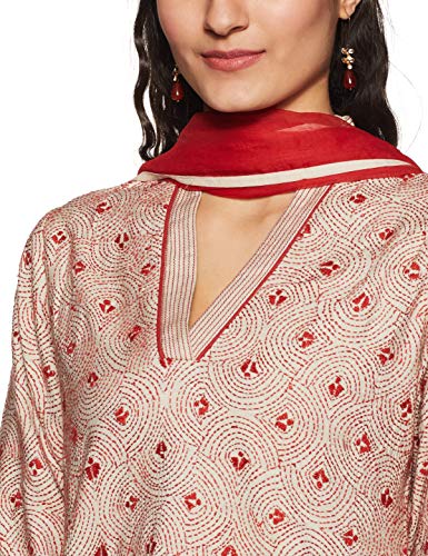 Image of BIBA Cotton Women's Straight Salwar Suit Set