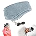 CozyPhones Sleep Headphones - Over Ear Headphones from Ultra Thin Cool Mesh Wired for Side Sleepers, Meditation, Running, Laptop, and Phone - Gray Lycra