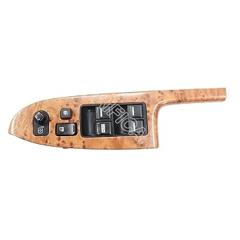 Left Driver Side Master Power Window Switch Compatible With Accord 7th Gen 2003 2004 2005 2006 2007 35750-SDA-H1 35750-SDA-H12Mahogany