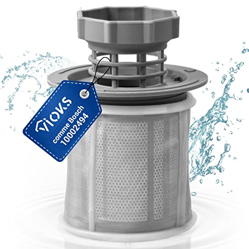 VIOKS Filtre et Microfiltre pour Lave Vaisselle/Filtres de Rechange comme Bosch, Siemens, Whirlpool Lave Vaiselle/Pièces et Accessoires pour Lave-vaisselles
