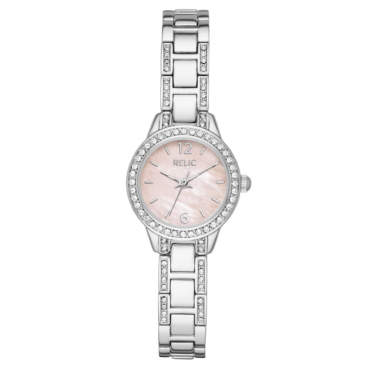 RELIC Reloj para Mujer, Movimiento de Cuarzo de Tres Agujas con Correa de aleación